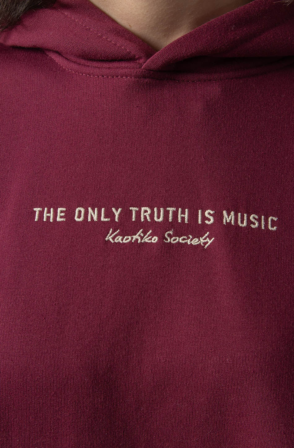 The Only Truth Is Music Wine Sweatshirt