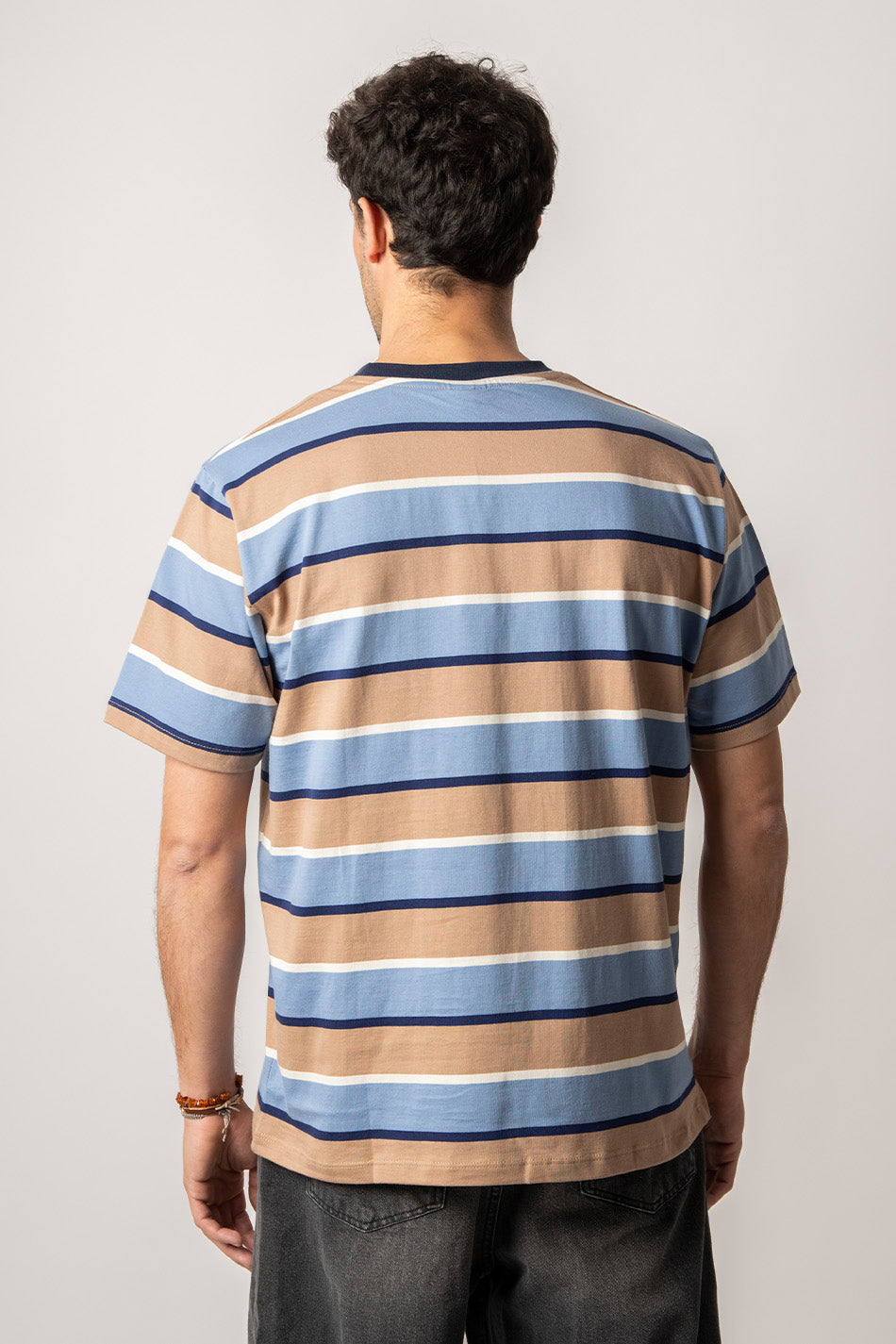 Keane Stripes Blue/Hazelnuts T-Shirt