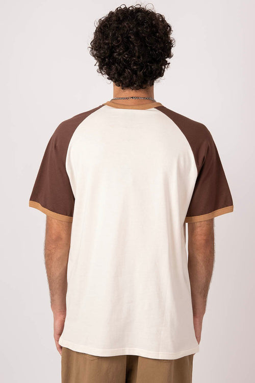 T-shirt Wild West Ivory/Brown