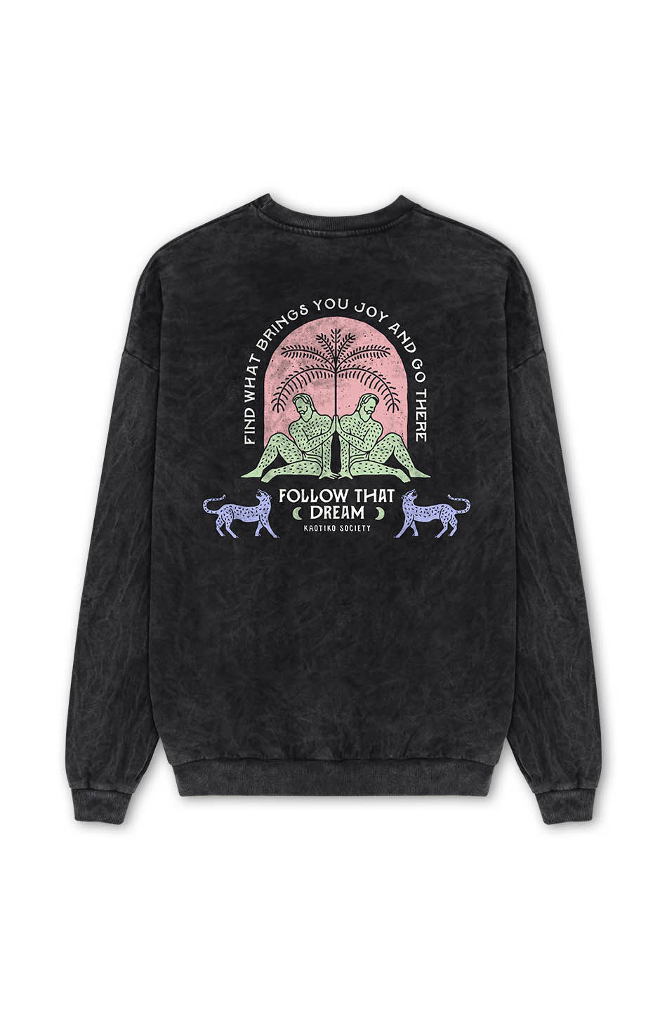 Washed Dream Black Sweatshirt