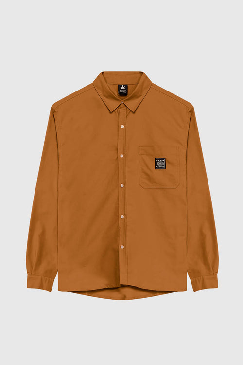 Camisa Washed Roger Mustard