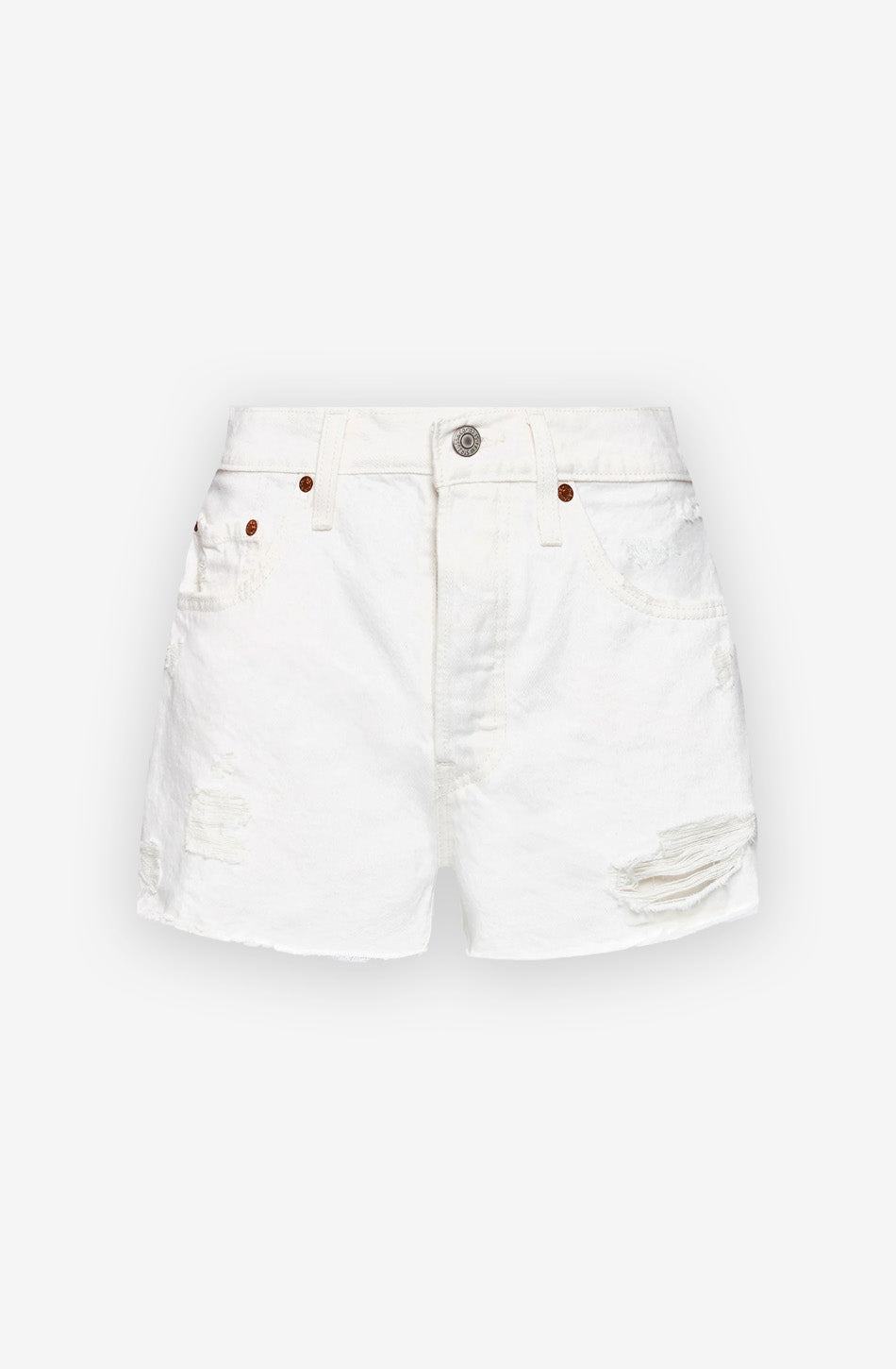 Short Levi's 501 White