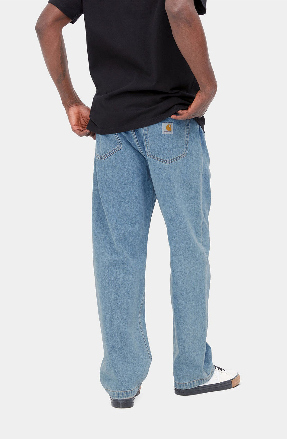 Carhartt WIP Landon Blue Heavy Stone Wash Pants