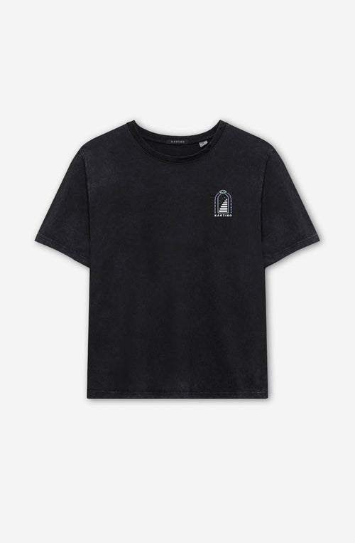 Black Trust Your Intuition Washed T-shirt