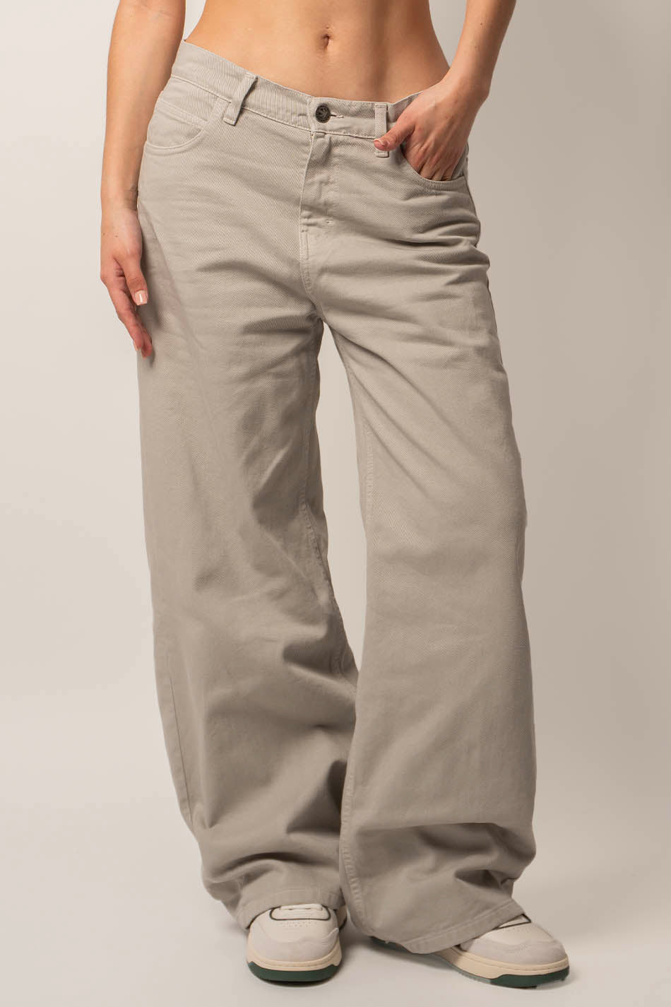 Baggy Oversize Pants Stone