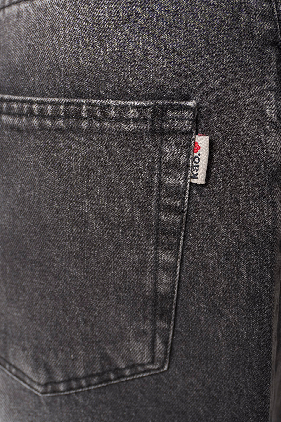 Pantalon Losse Baggy Denim Black