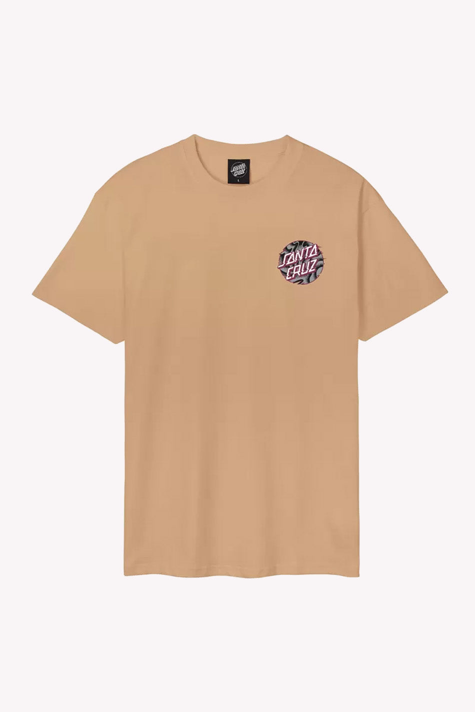 Santa Cruz Vivid Slick Dot Taupe T-Shirt