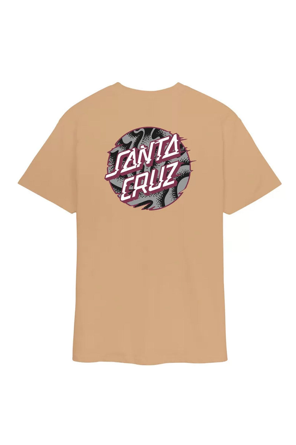 Santa Cruz Vivid Slick Dot Taupe T-Shirt