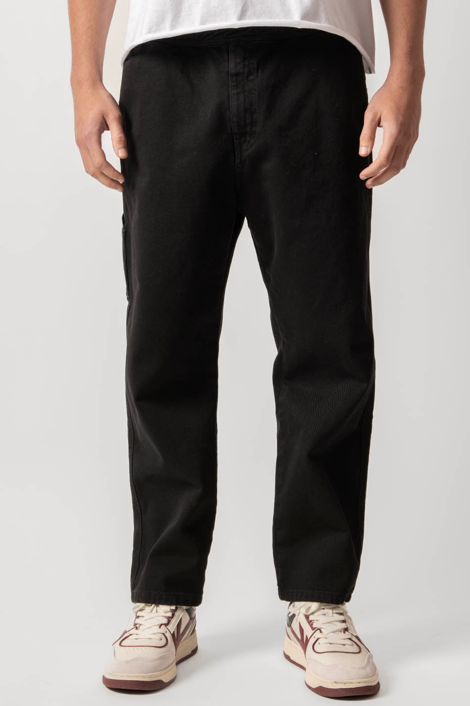 New Black Carpenter Trousers