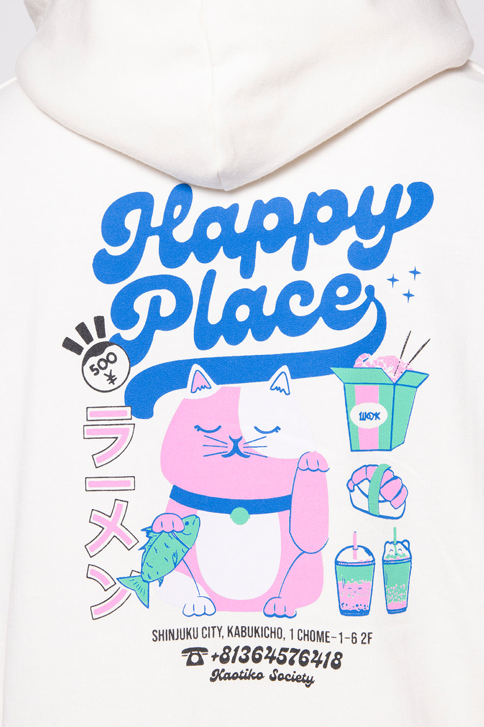 Sudadera Happy Place Ivory