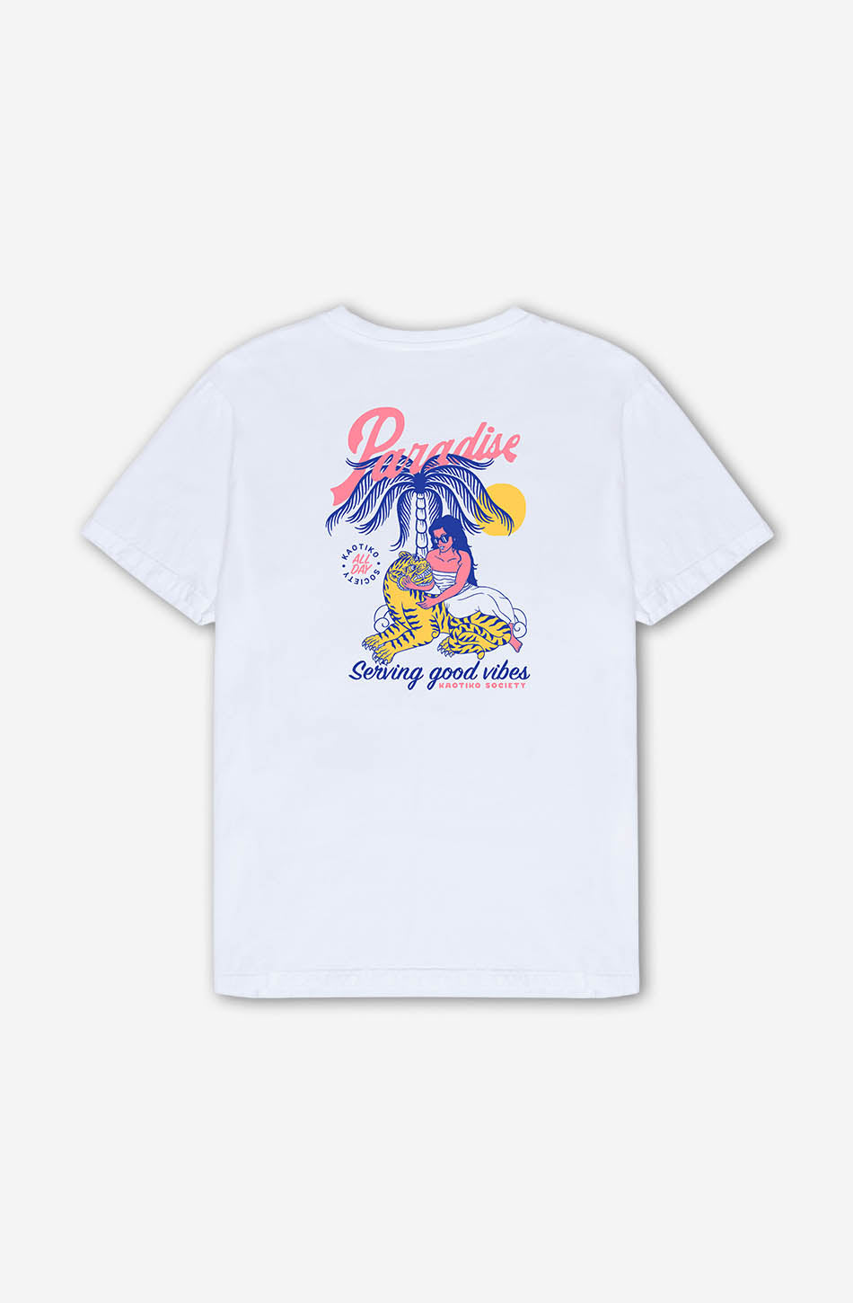 White Serving Good Washed T-Shirt