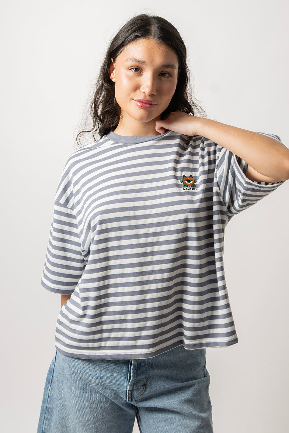 Violet Heart Stripes T-shirt