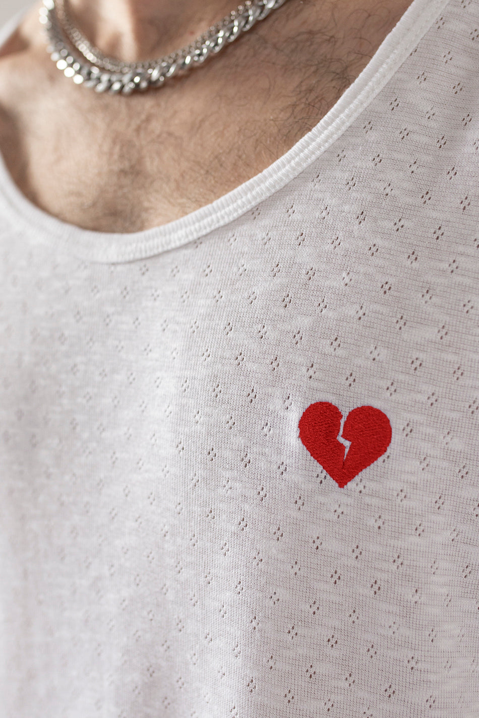 Tank Heart White T-shirt