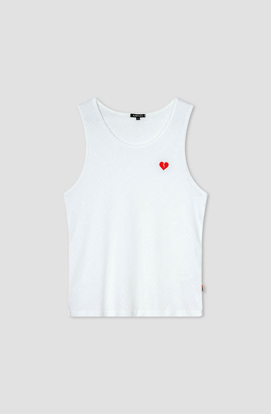 Camiseta Tank Heart White