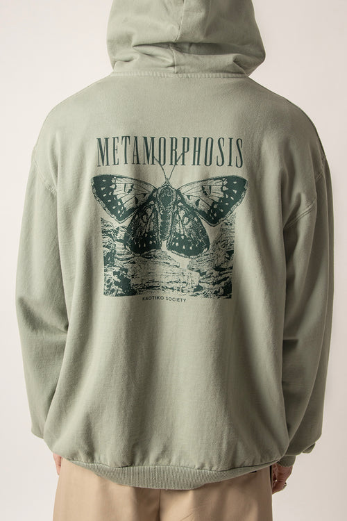 Washed Metamorphosis Light Green Sweatshirt