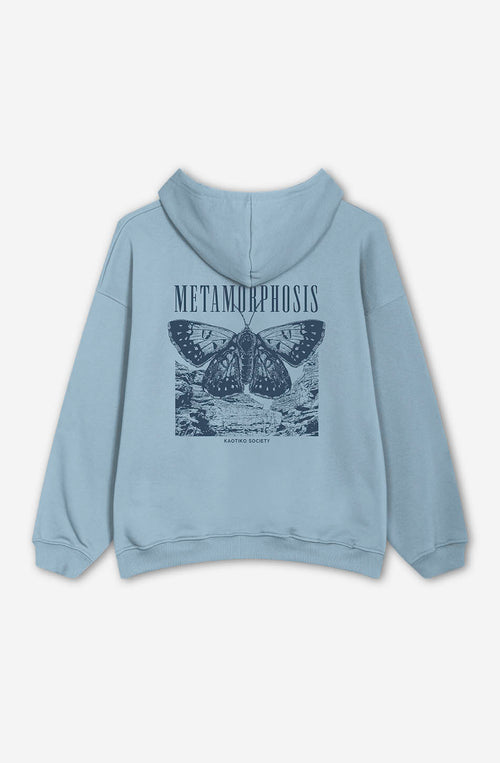 Washed Metamorphosis Blue Fly Sweatshirt