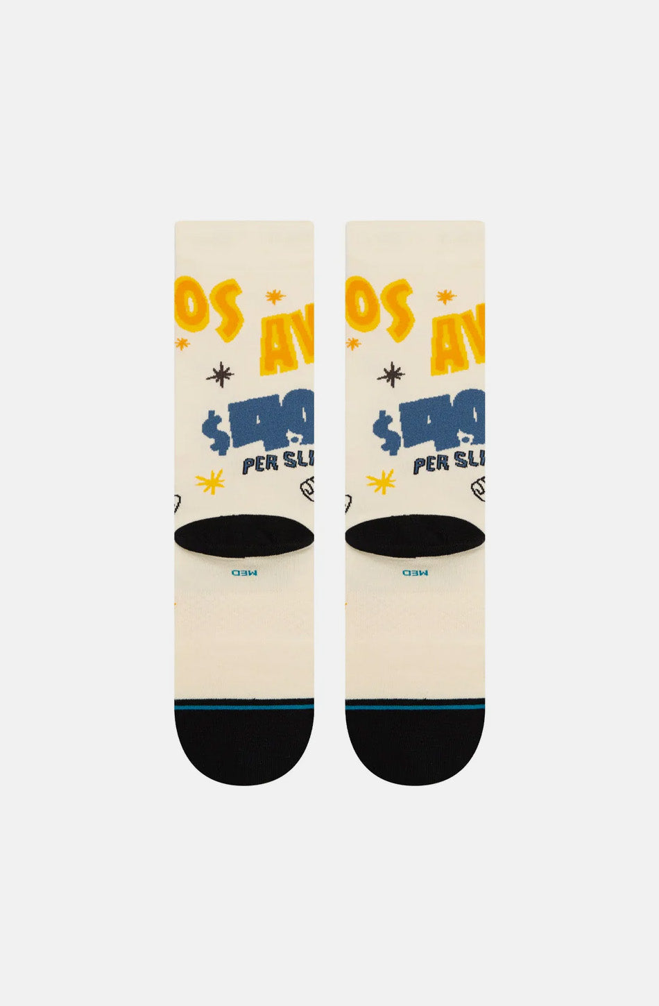 Stance Food Stand Crew Canvas Socks (chaussettes en toile)