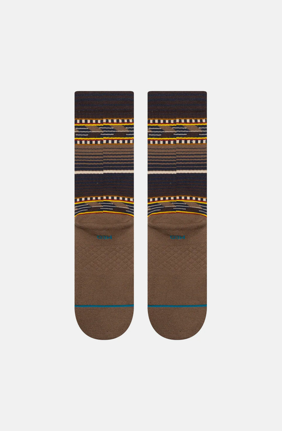 Stance Cedar Rock Crew Socks Brown