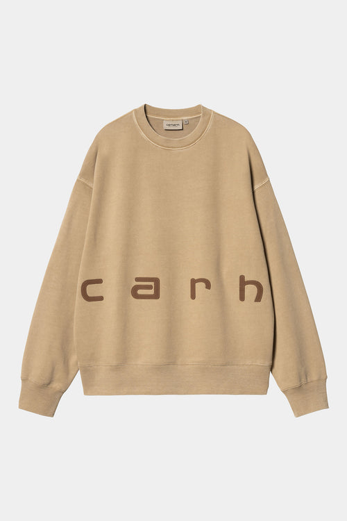 Carhartt WIP Script Sweatshirt Peanut/ Tobacco