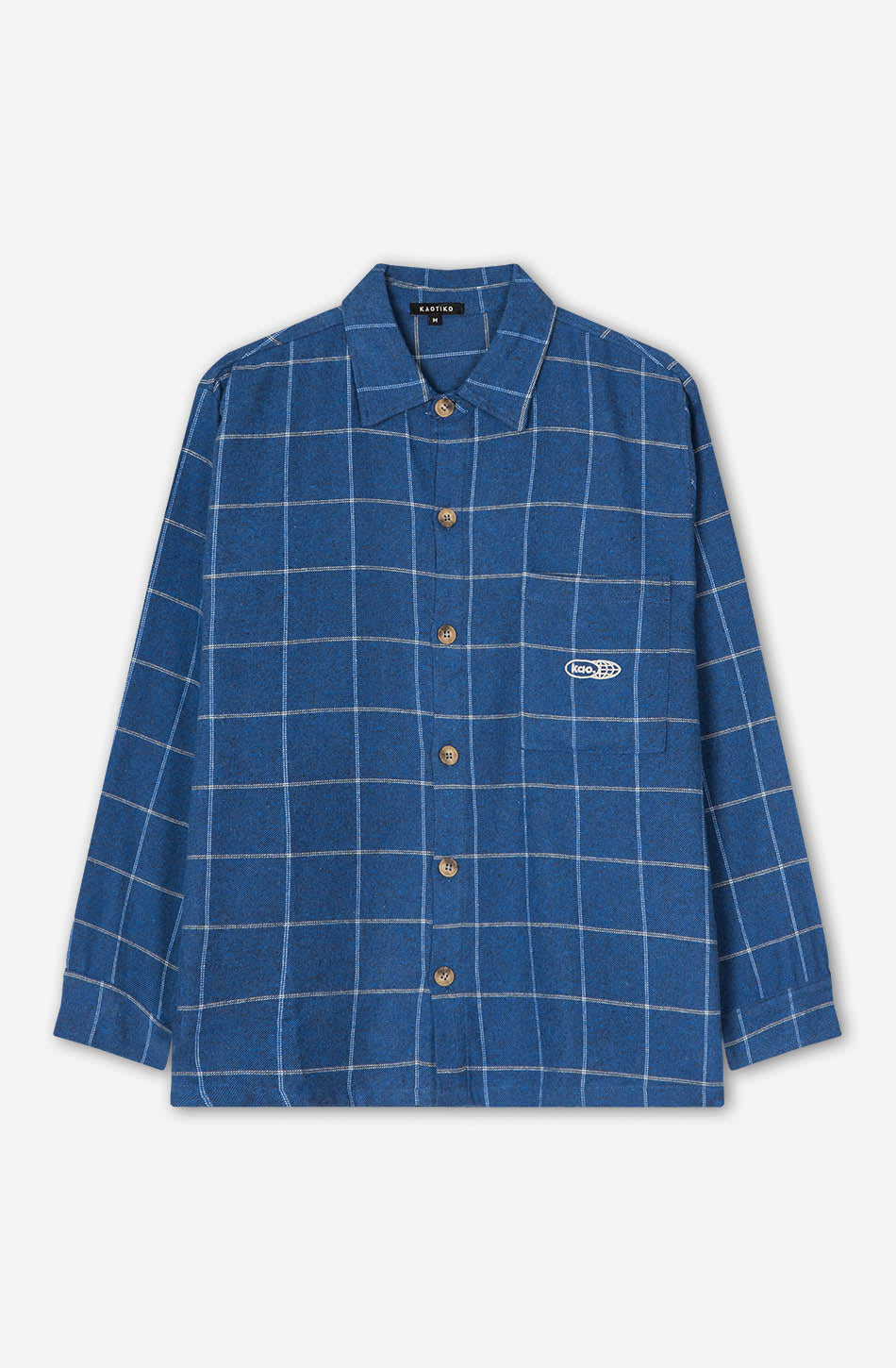 Camisa Milton Checked Blue