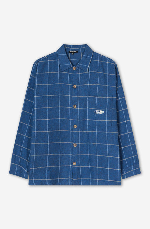 Camisa Milton Checked Blue