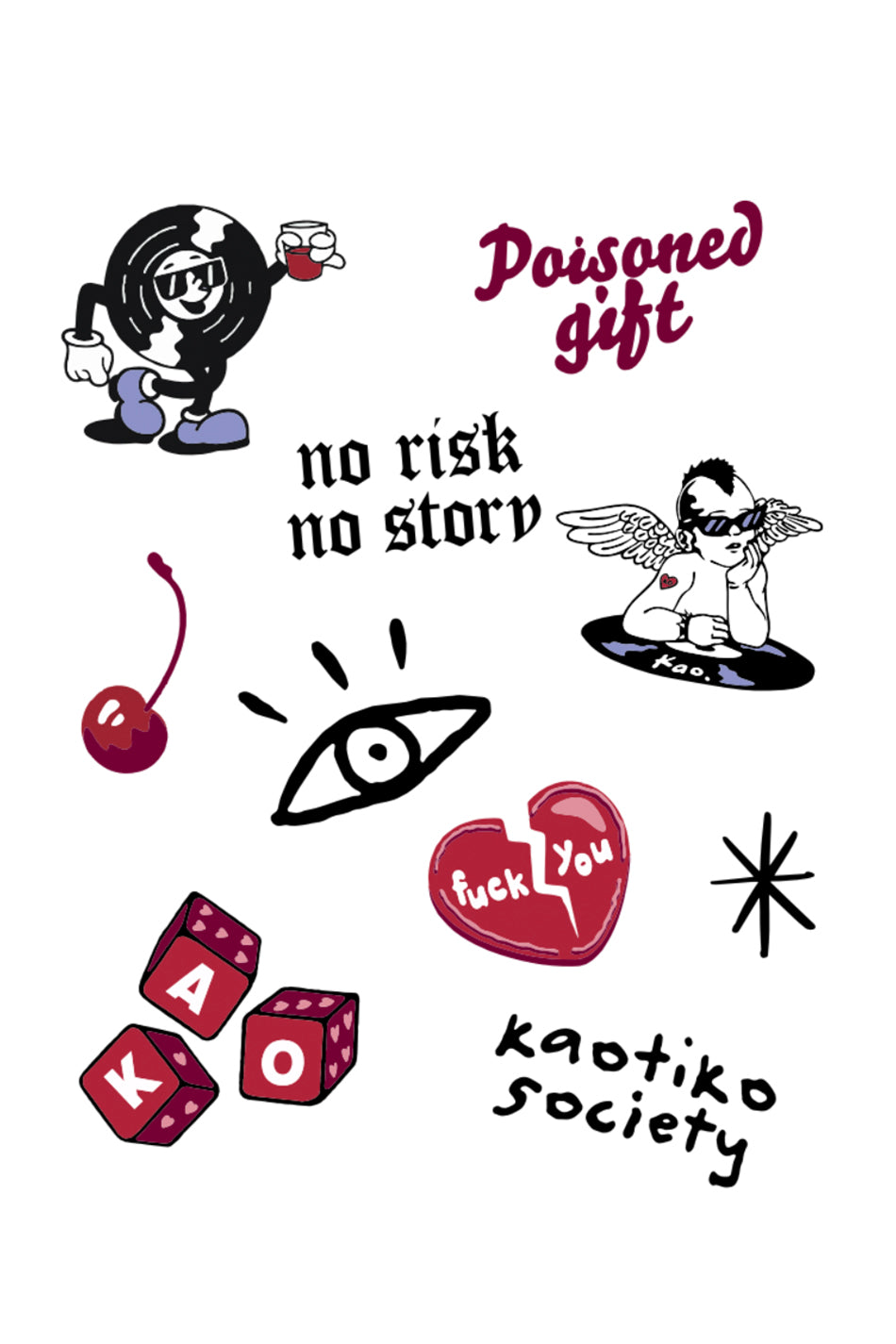 Kaotiko Society Stickers