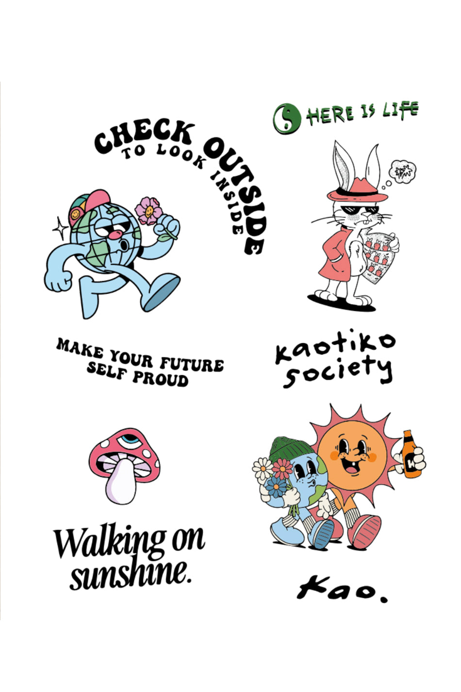 Kaotiko Kao Stickers