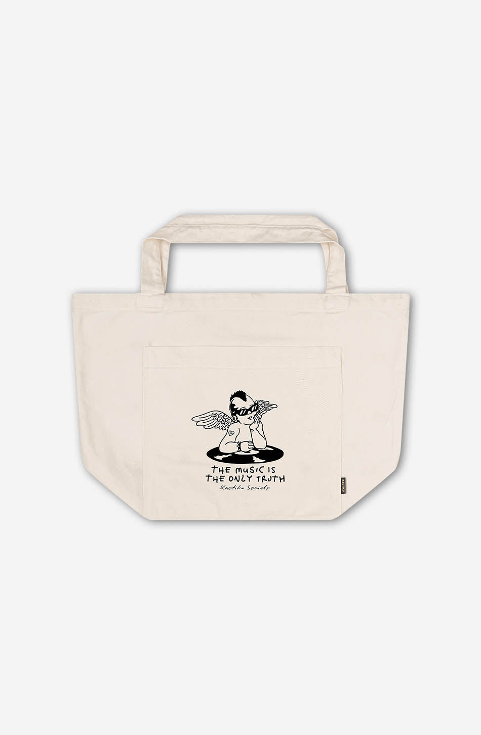 Tote Bag Punk Angel Washed Ivory