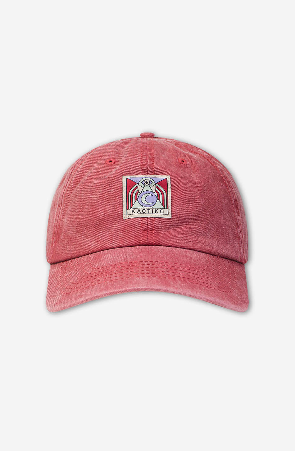 Gorra Washed Moon Burgundy