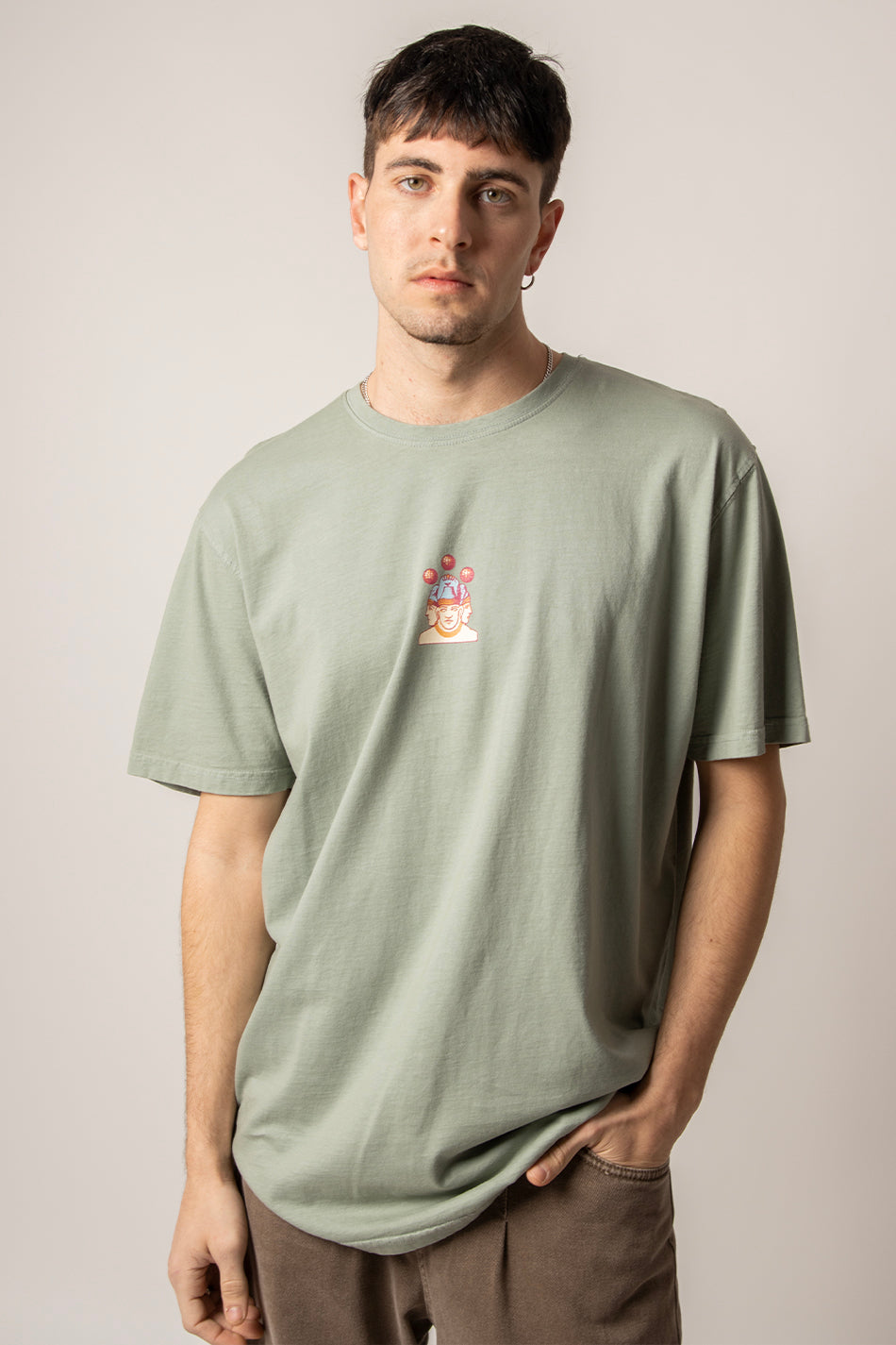 Washed Nairobi Light Green T-shirt