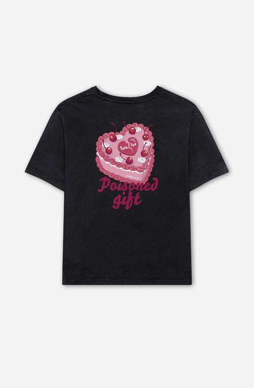 Washed Poisoned Gift T-Shirt noir