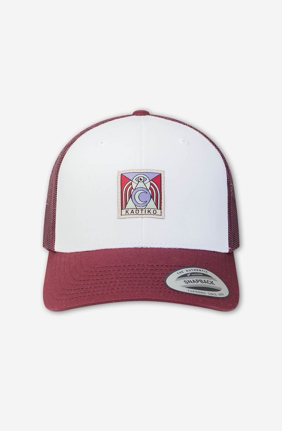 Casquette Trucker Moon Maroon / White