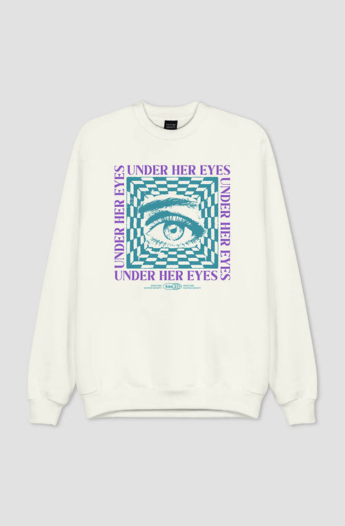 Elfenbeinfarbenes Sweatshirt von Under Her Eyes