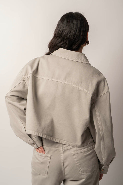 Pockets Washed Stone Jacket