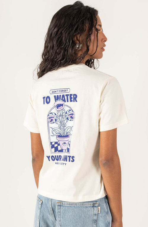 Camiseta Washed Don't Forget Ivory