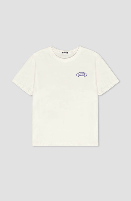 Camiseta Washed Don't Forget Ivory