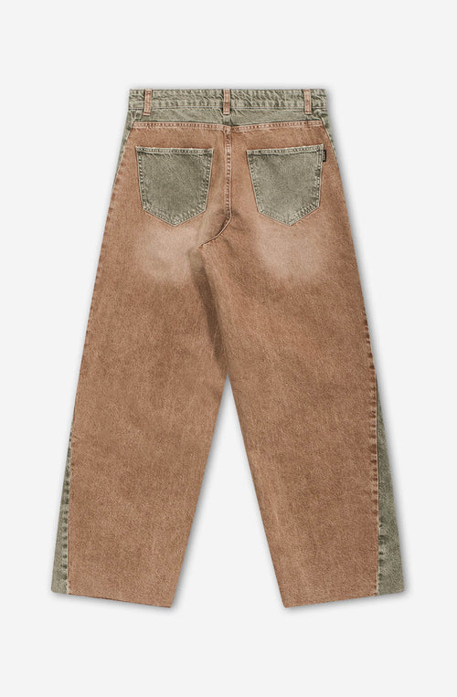 Pantalón Tusa Washed Army/ Brown