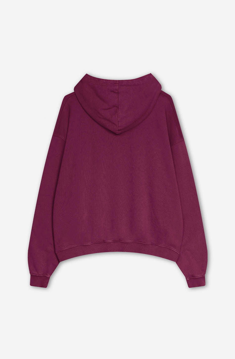 Sweatshirt mit Broken Hear in Weinrot