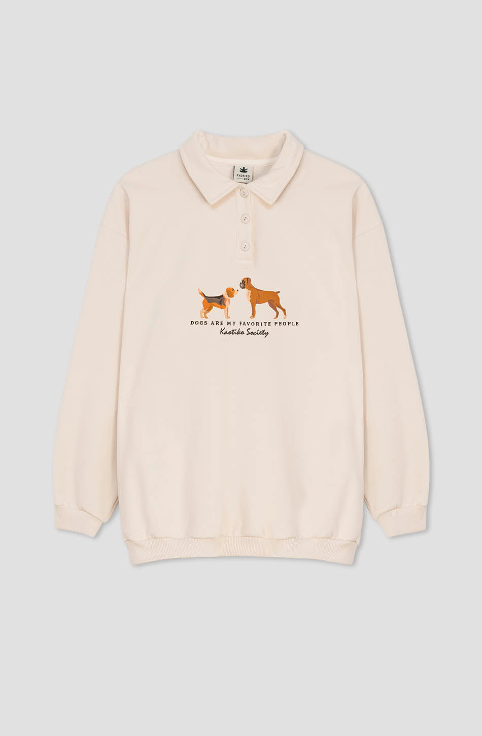 Sudadera Puppies Jack Ivory