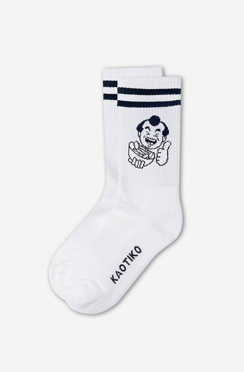 Chaussettes Ramen Blanc