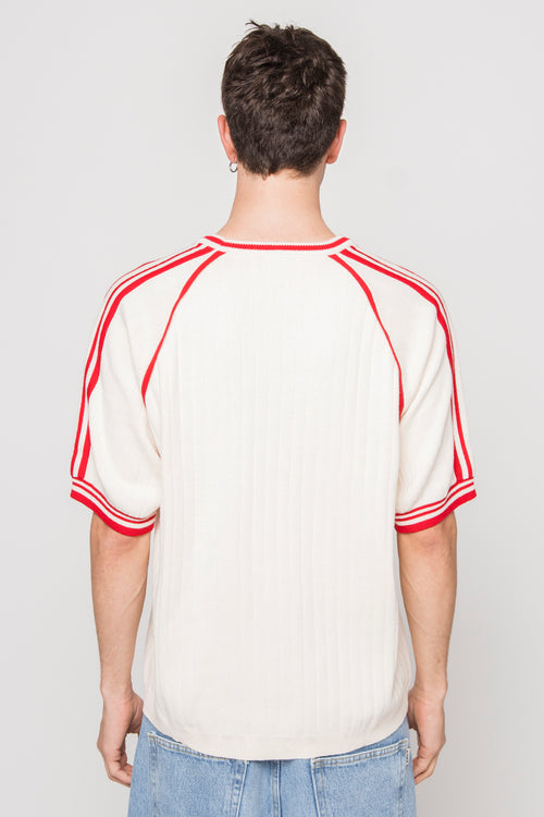 Vintage Ivory/Red Polo