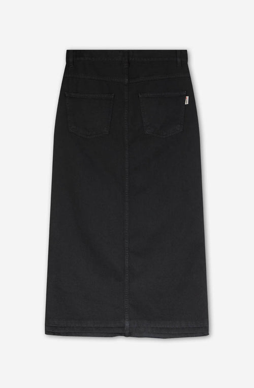 Black Denim Skirt