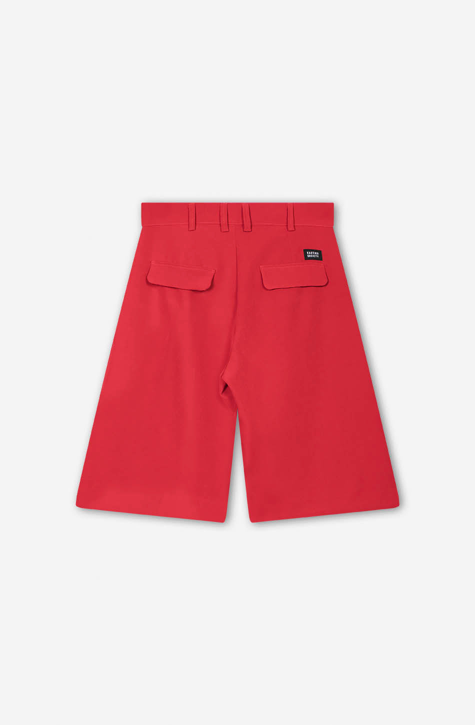 Bermuda Wide Leg Pinzas Red