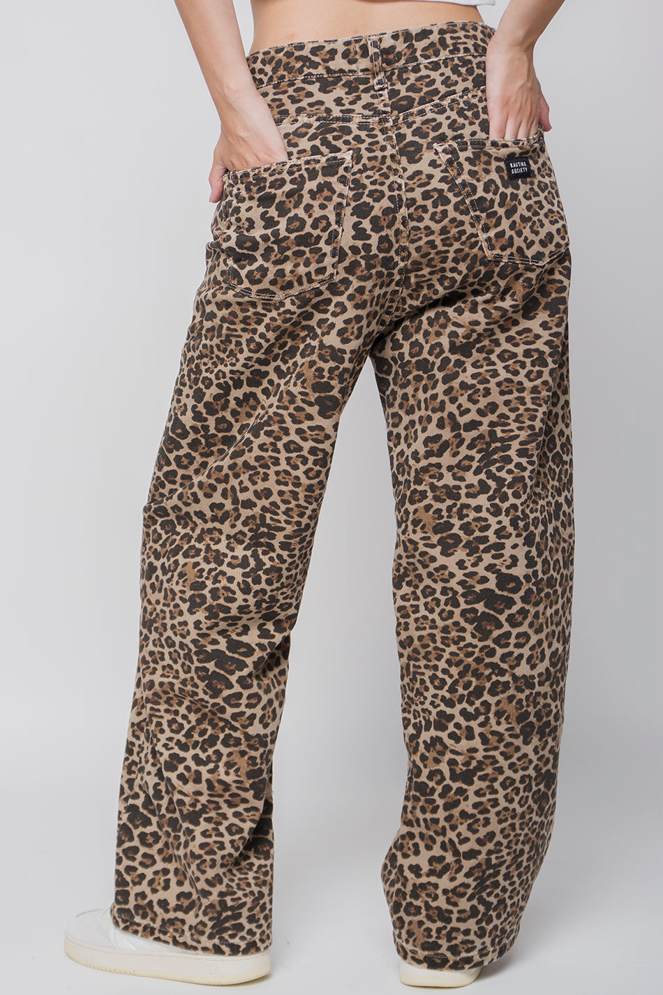 Pantalón Loose Leopard Brown