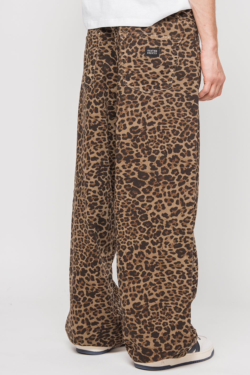 Loose Leopard Brown Trousers