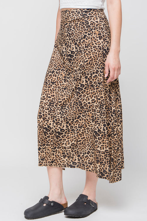 Leopard Long Skirt
