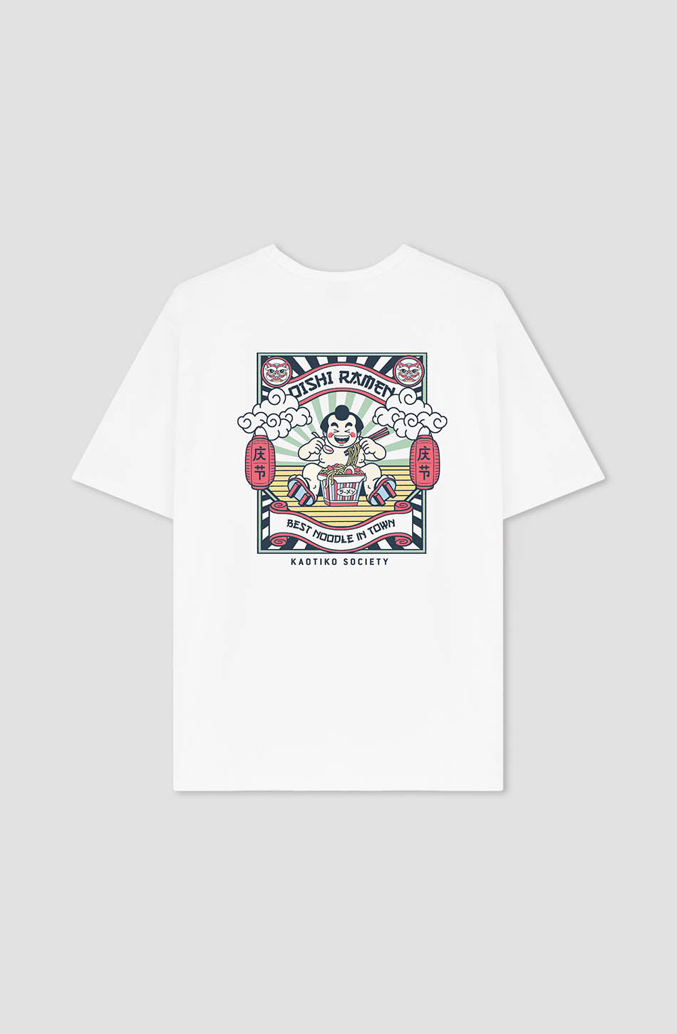 Organic Cotton Oishi Ramen White T-shirt