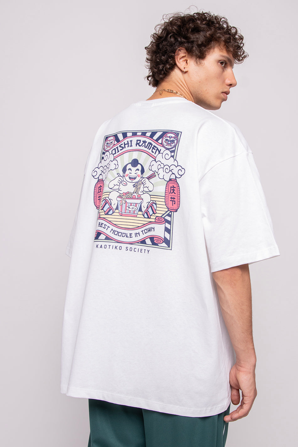 Organic Cotton Oishi Ramen White T-shirt