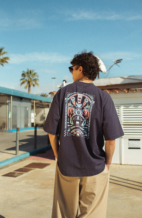 Pinball Navy T-shirt