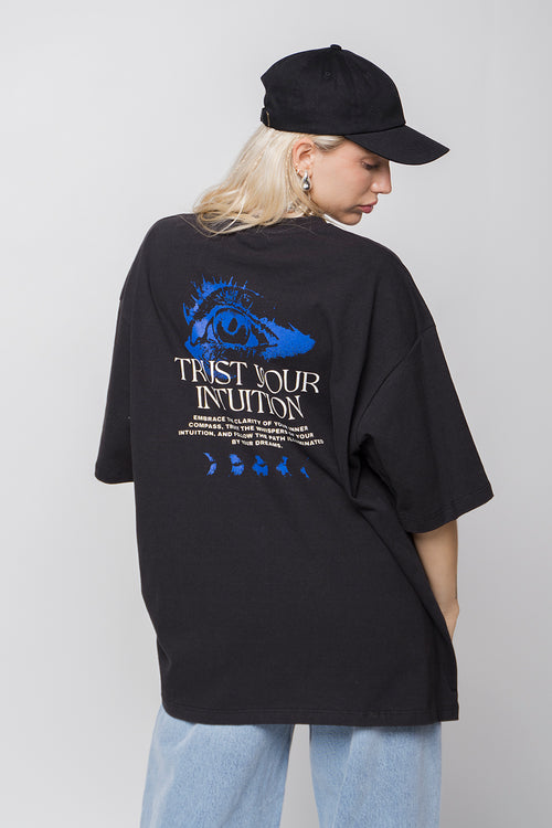 Eye Trust Your Intuition Black T-shirt